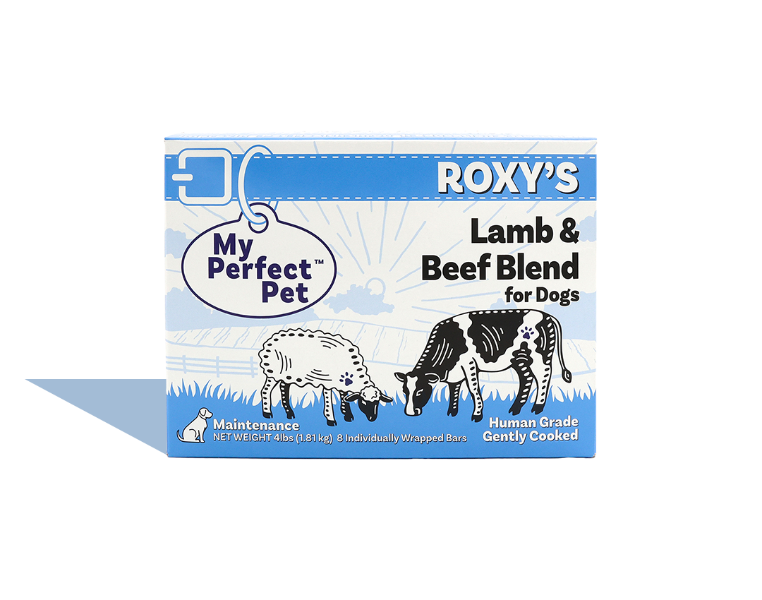 My Perfect Pet Roxy&#39;s Lamb &amp; Beef Blend Gently Cooked Grain Free Frozen Dog Food