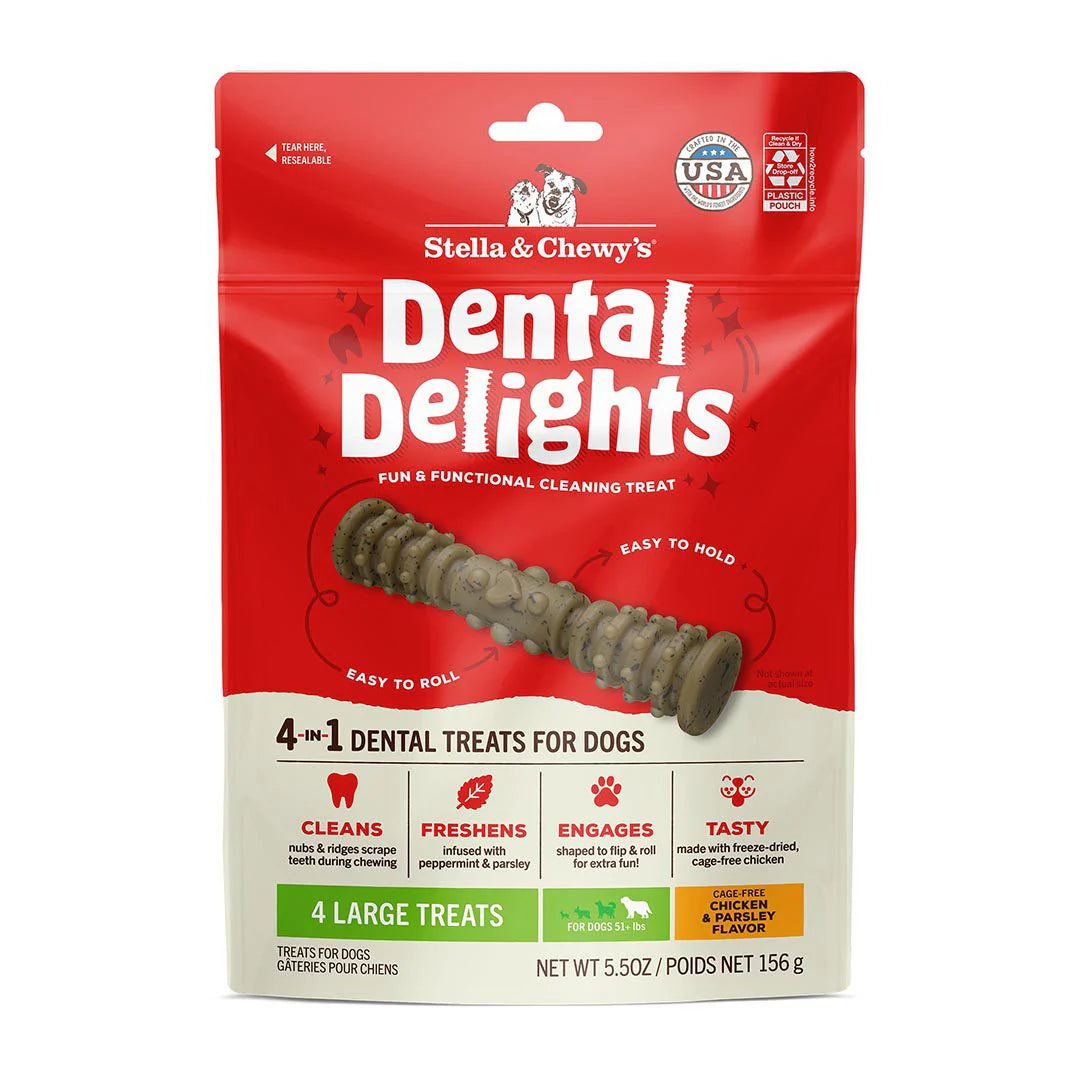 Stella &amp; Chewy&#39;s Dental Delights Large Dog Chews