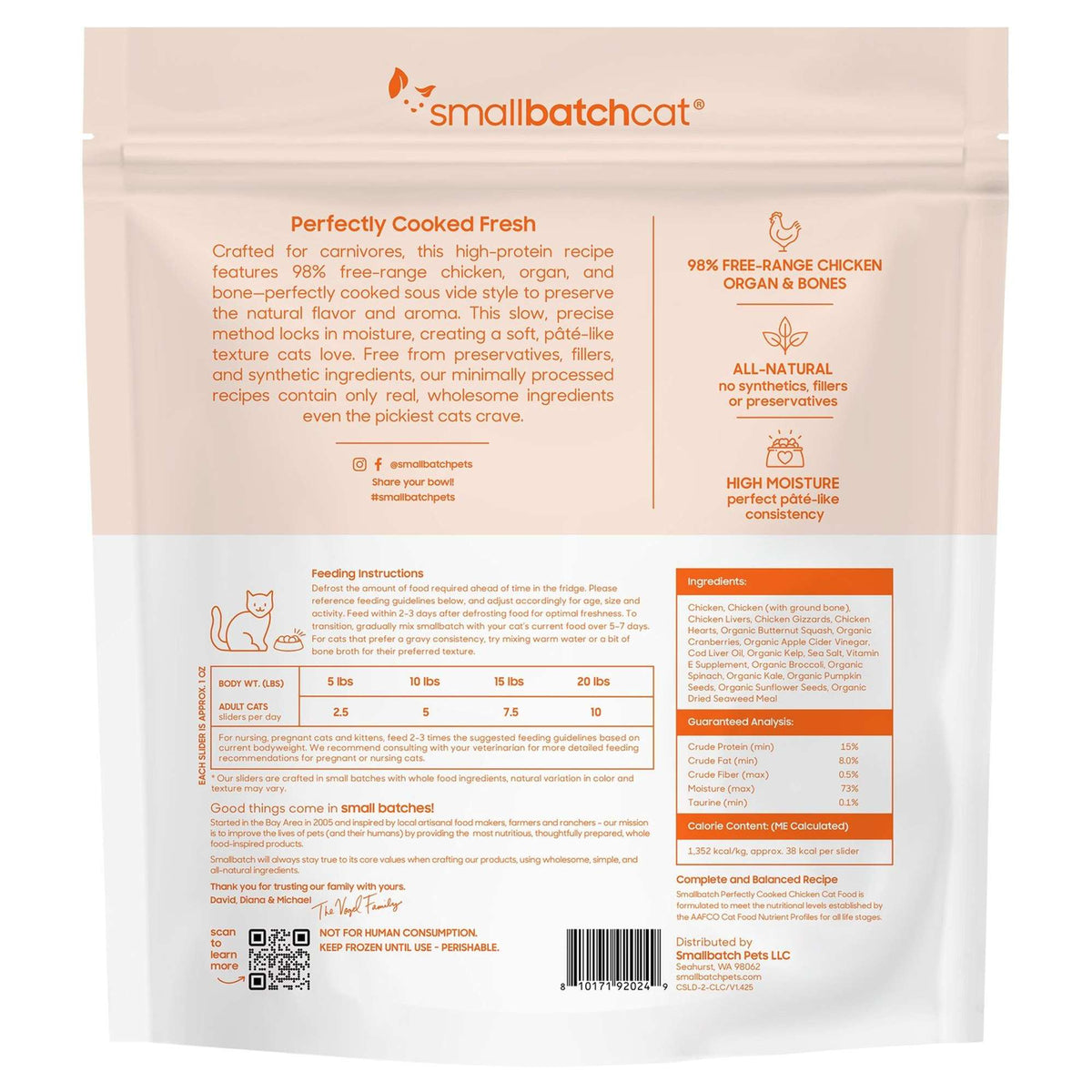 Small Batch Perfectly Cooked Chicken Sliders Frozen Cat Food