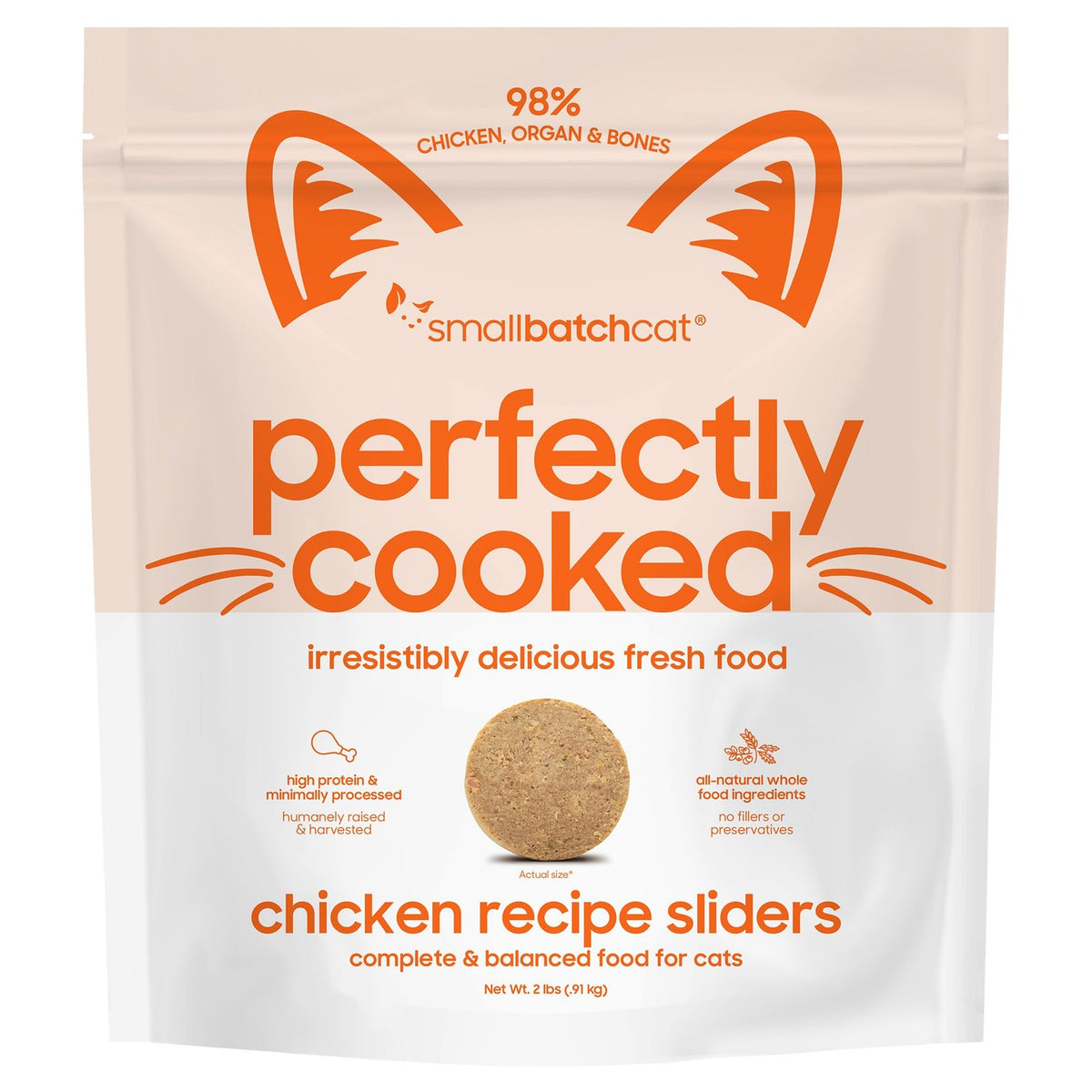 Small Batch Perfectly Cooked Chicken Sliders Frozen Cat Food