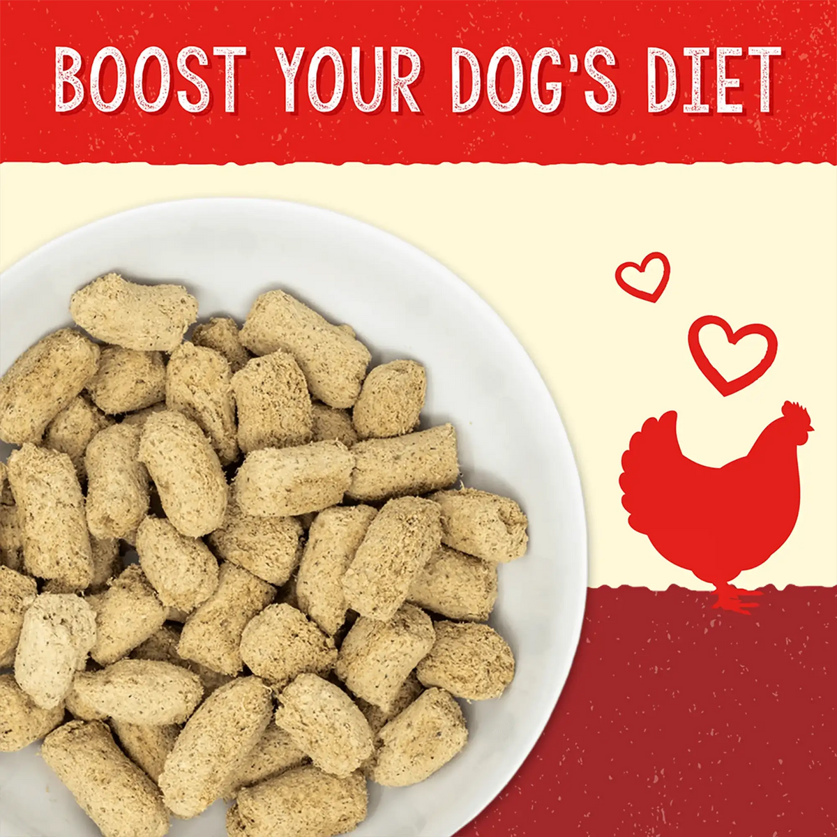 Stella &amp; Chewy&#39;s Freeze-Dried Raw Stella&#39;s Solutions Healthy Heart Chicken Dog Food Topper