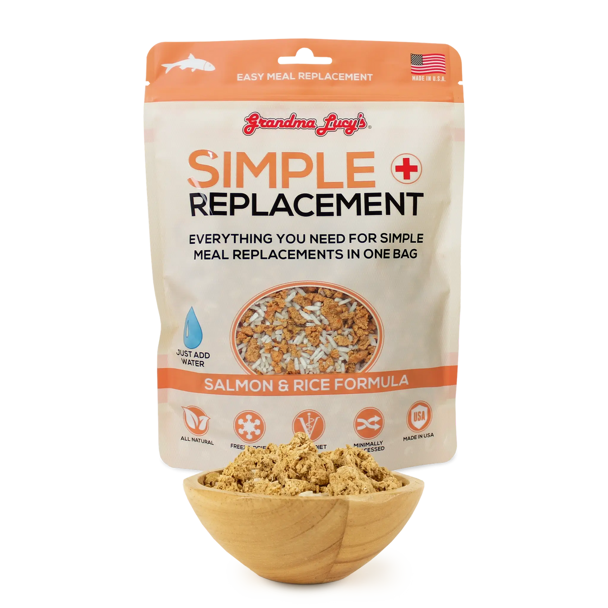 Grandma Lucy's Simple Replacement Salmon & Rice Formula for Dogs & Cats
