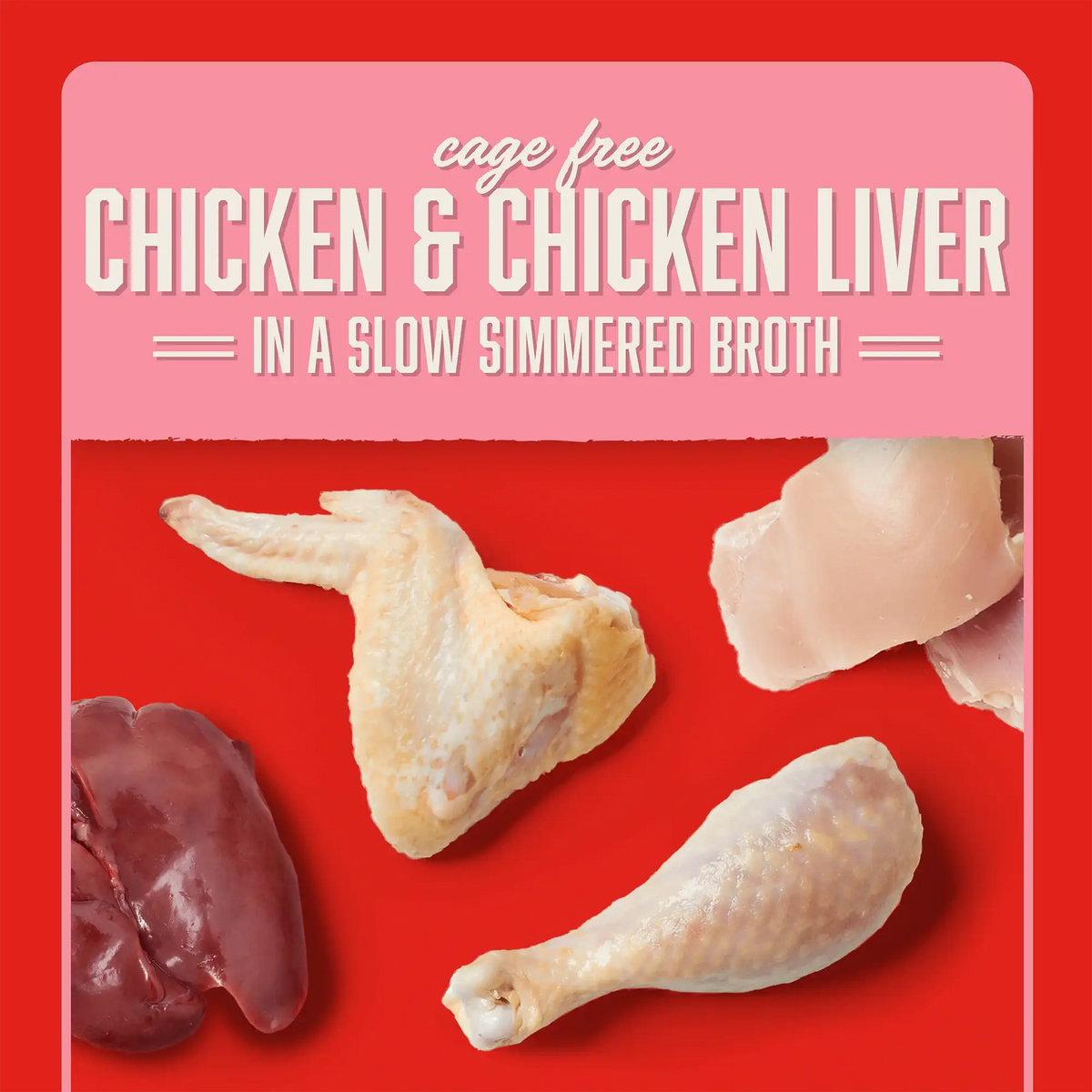 Stella &amp; Chewy&#39;s Stella&#39;s Shredrs Chicken &amp; Chicken Liver in Broth Dog Food