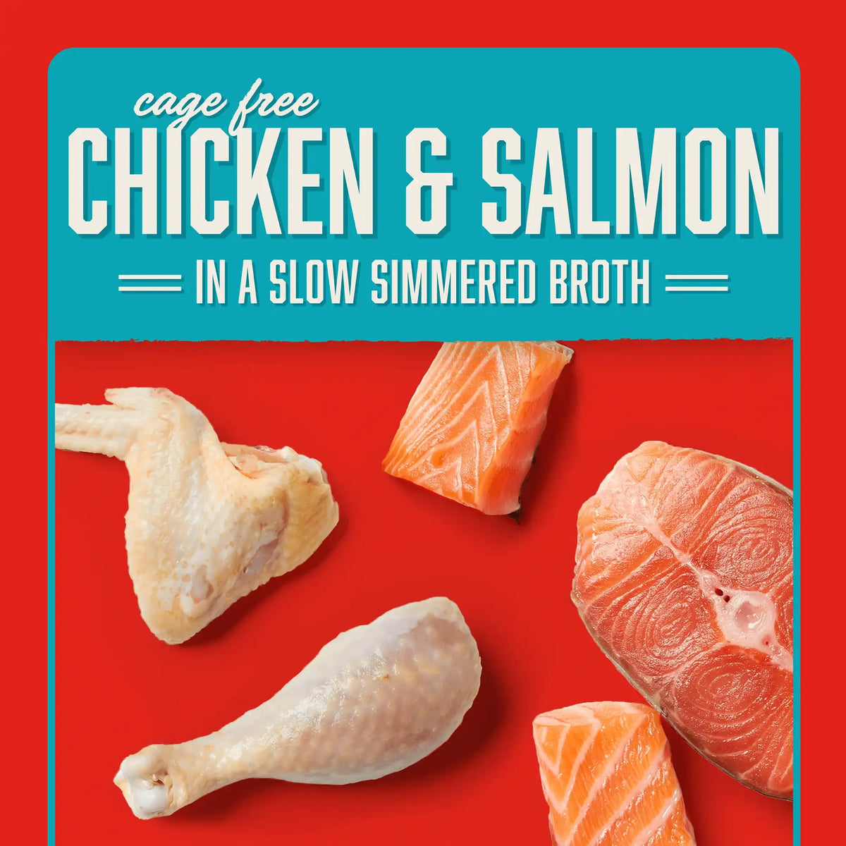 Stella &amp; Chewy&#39;s Stella&#39;s Shredrs Chicken &amp; Salmon in Broth Dog Food