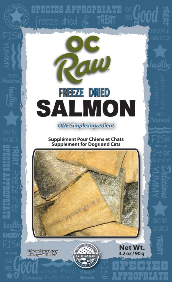 OC Raw Freeze-Dried Salmon Dog &amp; Cat Treats