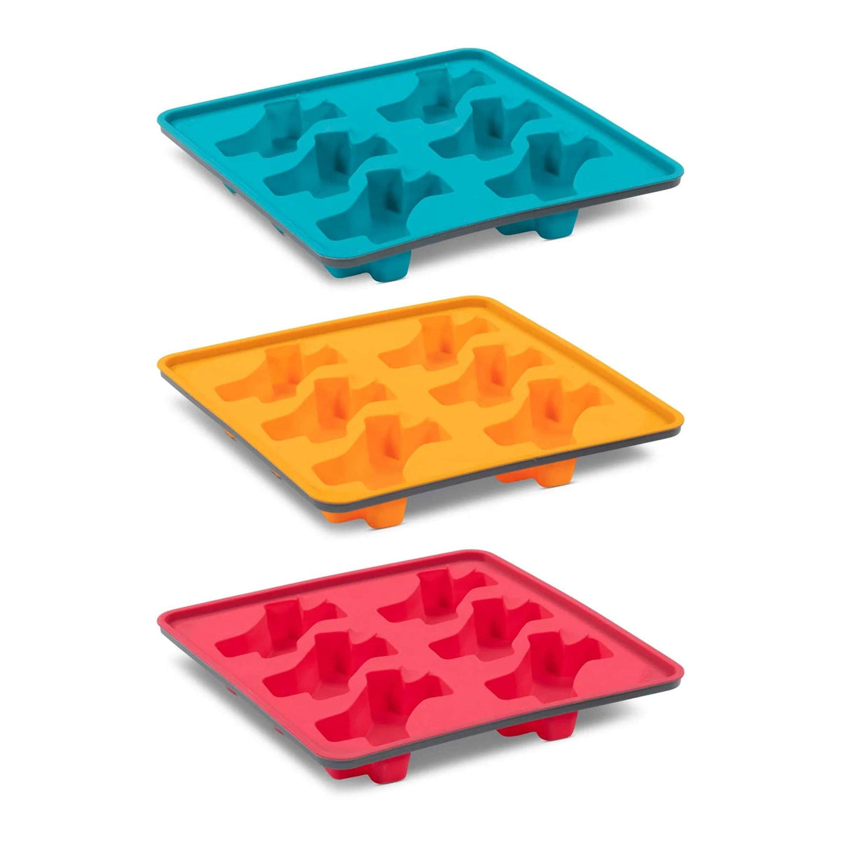 Messy Mutts Framed (Spill Resistant) Silicone Popsicle Mold Dog Treat Maker