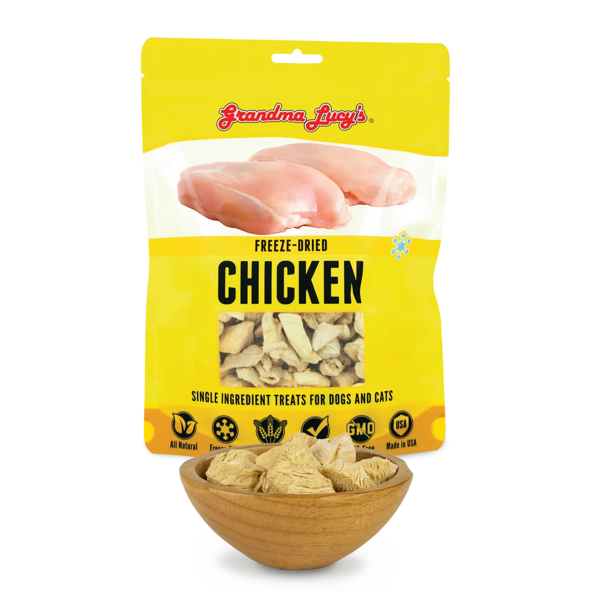 Grandma Lucy's Freeze-Dried Chicken Dog & Cat Treats