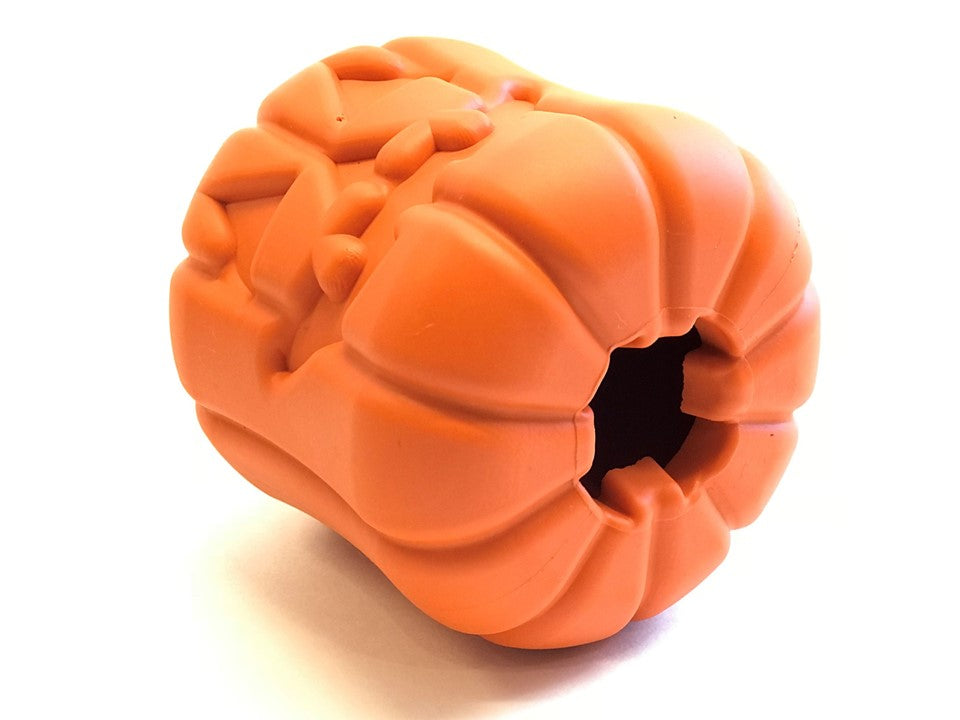 SodaPup Jack O' Lantern Durable Rubber Chew Toy & Treat Dispenser