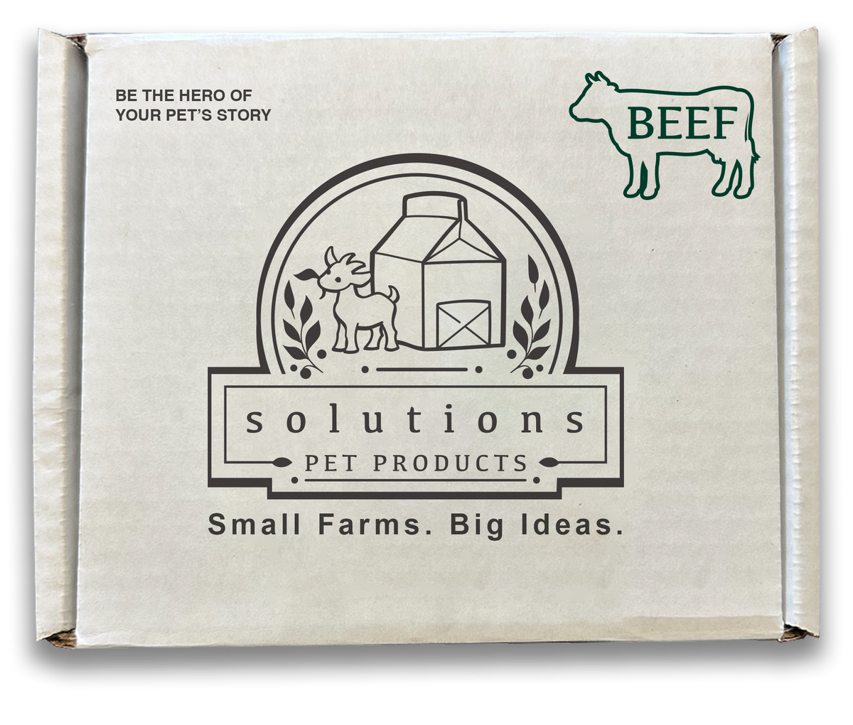 Solutions Pet Products Beef Recipe Frozen Raw Dog Food