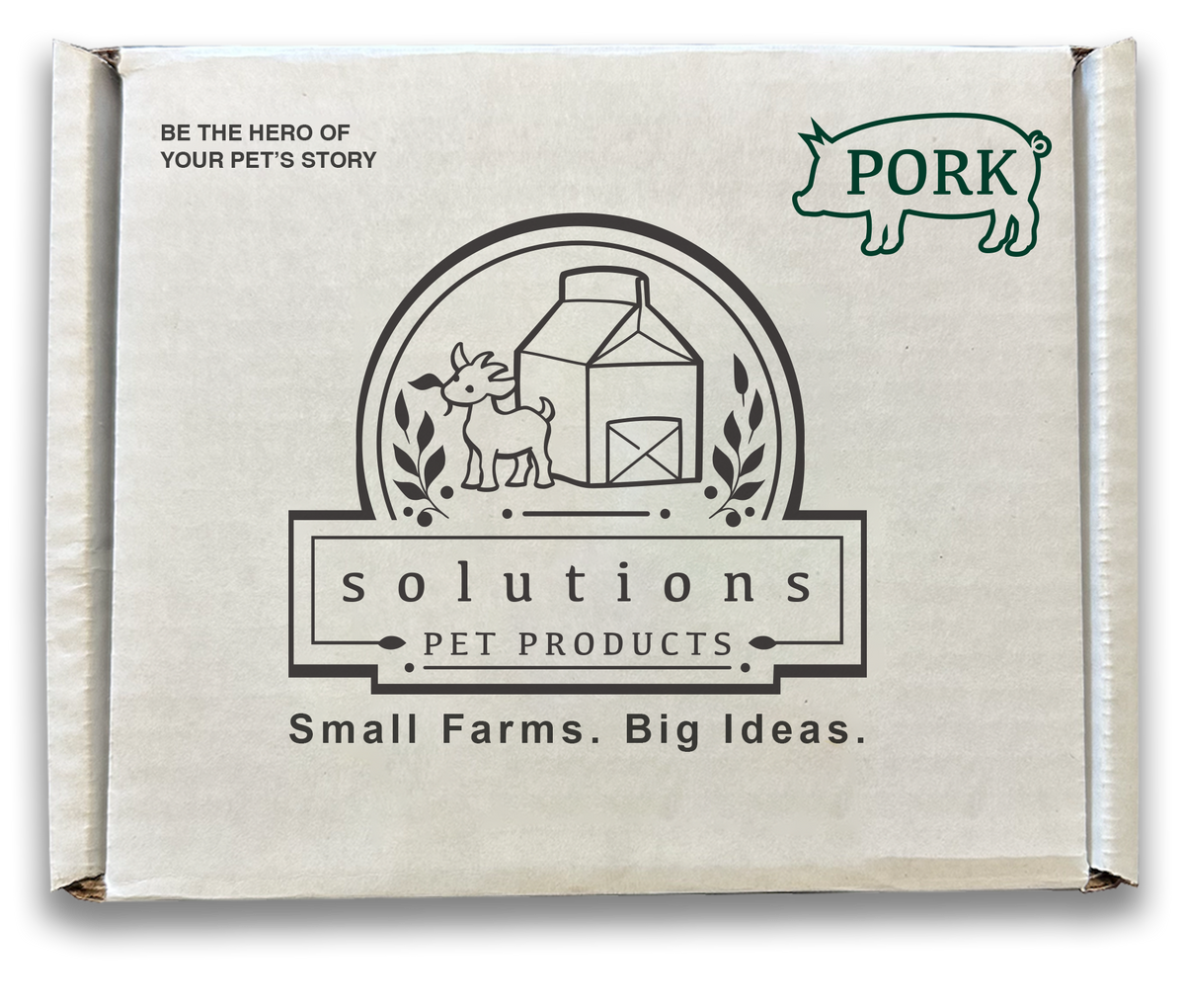 Solutions Pet Products Pork Recipe Frozen Raw Dog Food