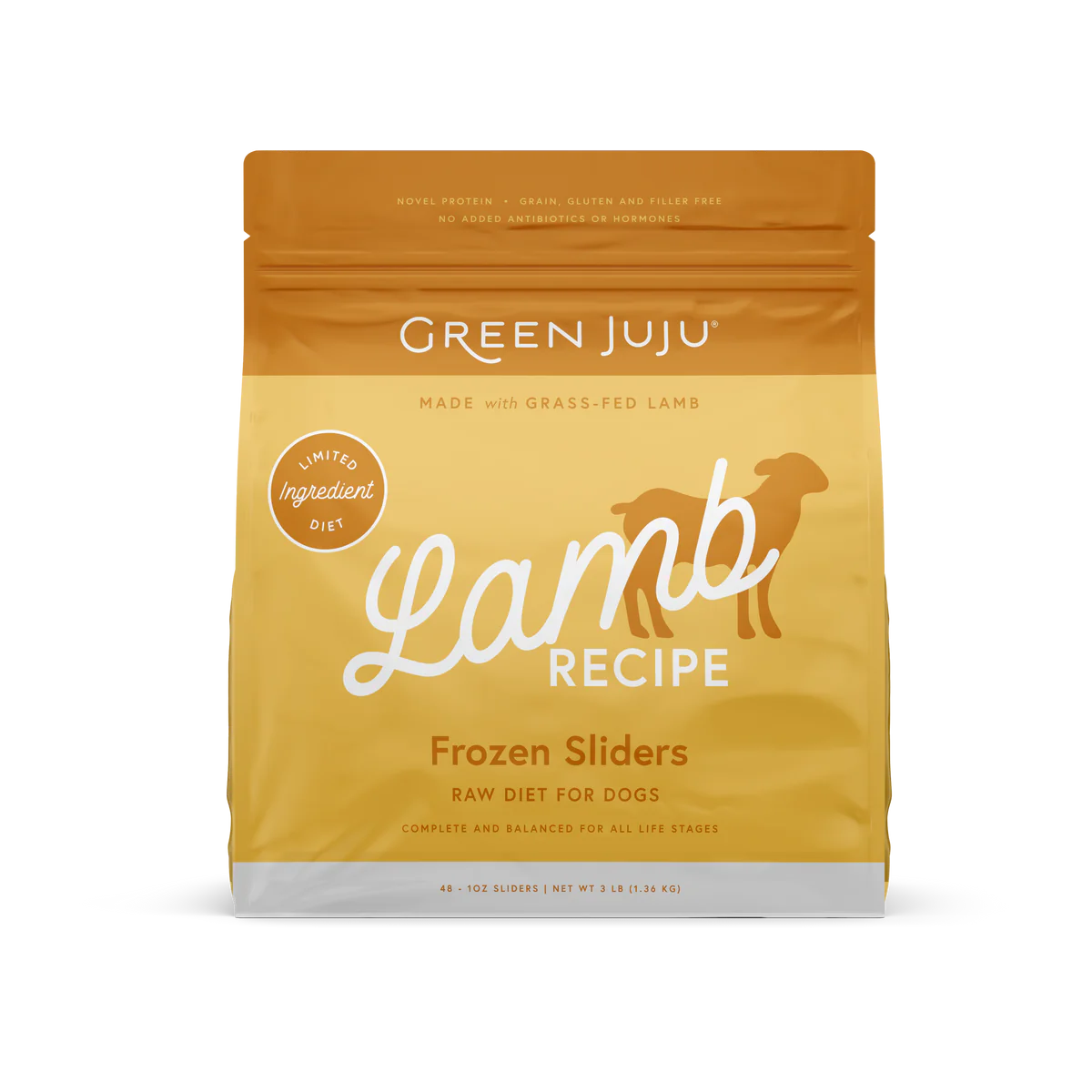 Green Juju Lamb Recipe Frozen Raw Dog Food