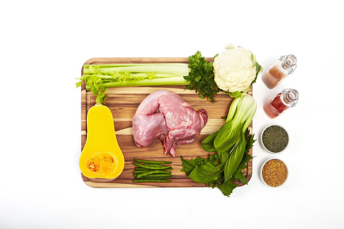 Small Batch Rabbit Patties Frozen Raw Dog Food