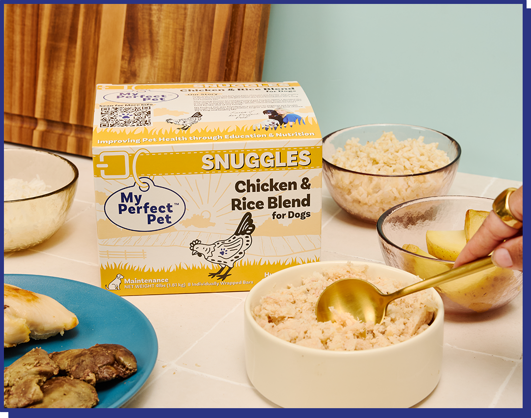 My Perfect Pet Gently Cooked Snuggles Chicken &amp; Rice Frozen Dog Food