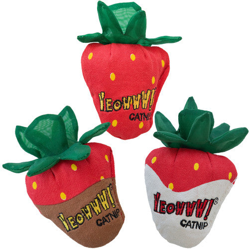 Yeowww! Catnip Strawberry Toy