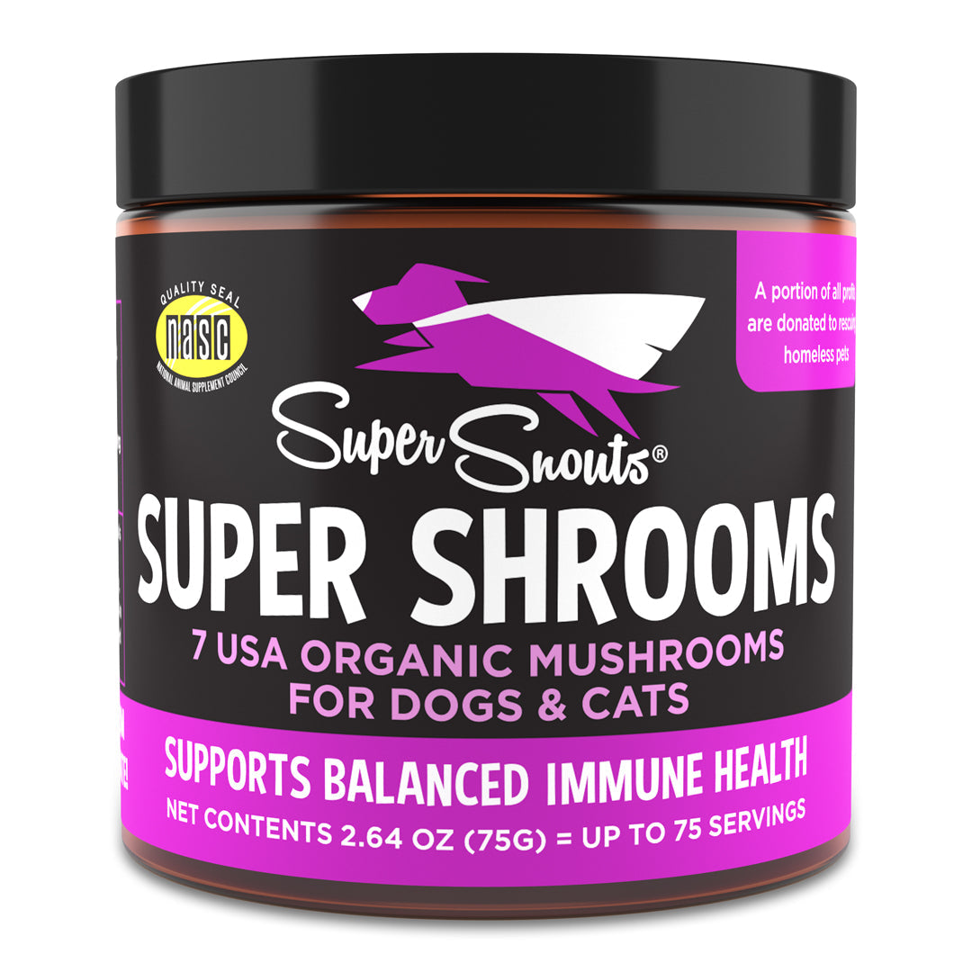 Super Snouts Super Shrooms Supplement for Dogs &amp; Cats