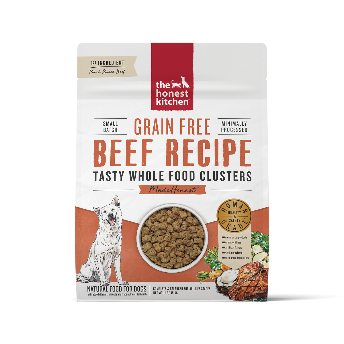 The Honest Kitchen Grain Free Beef Clusters Dog Food