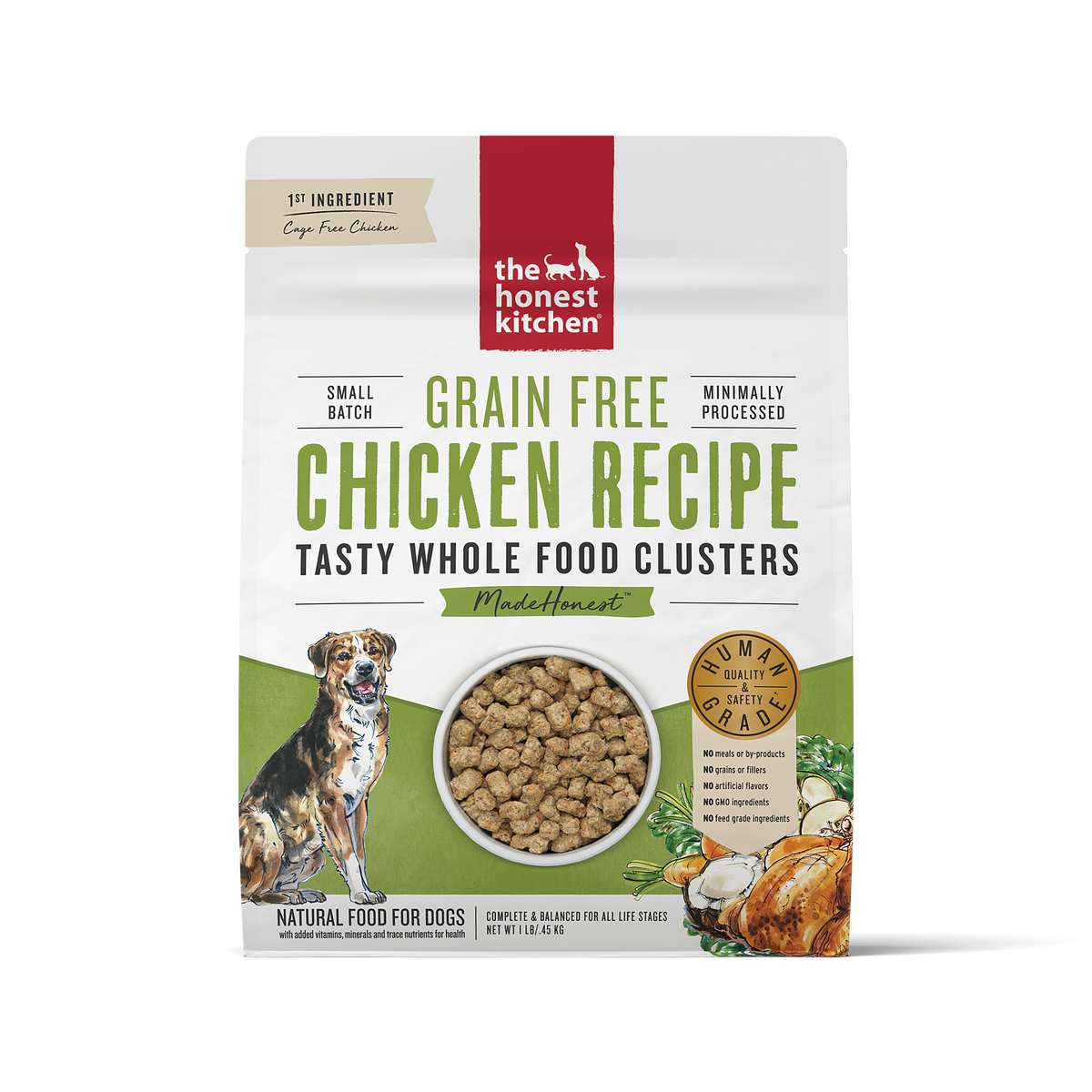 The Honest Kitchen Grain Free Chicken Clusters Dog Food