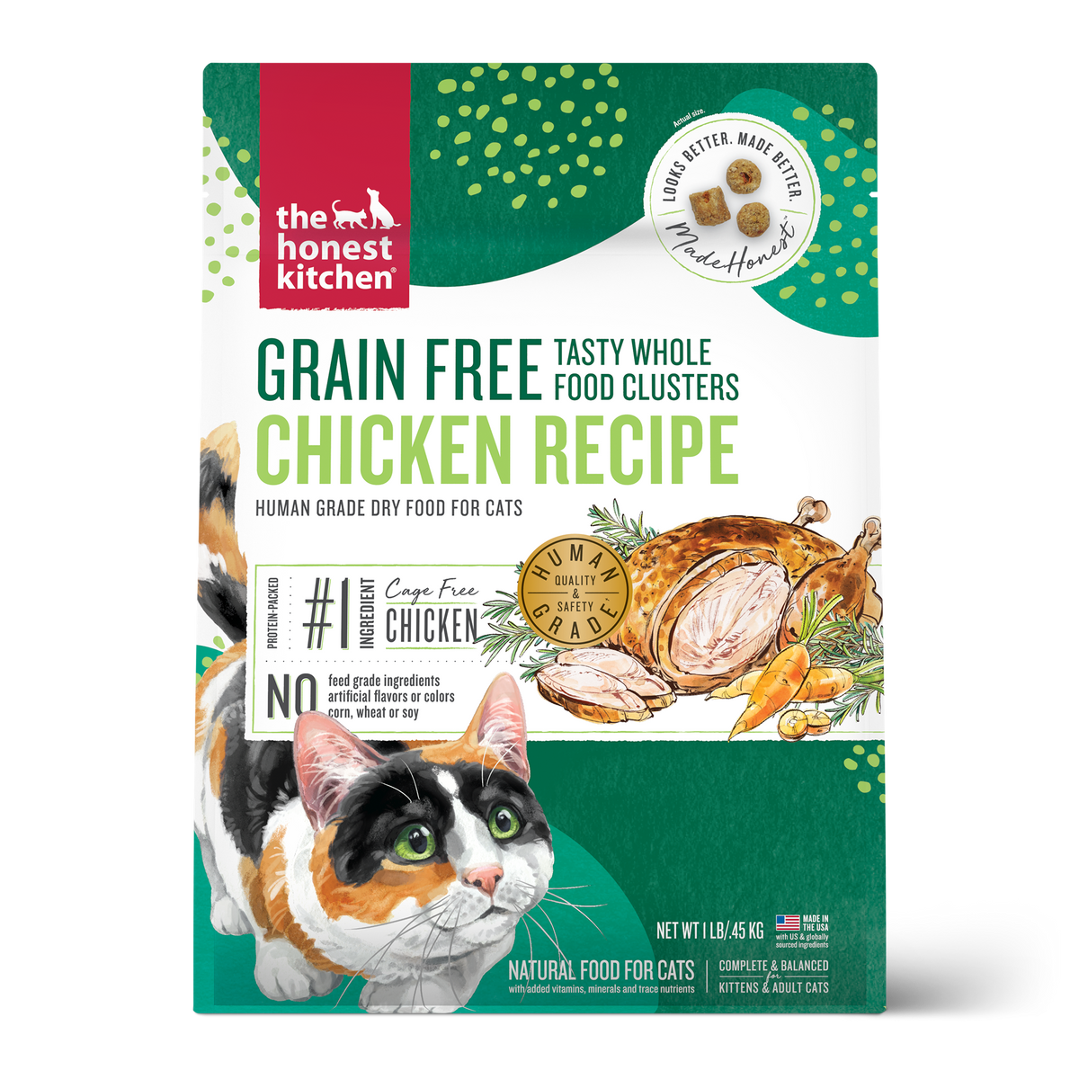 The Honest Kitchen Grain Free Chicken Clusters Cat Food