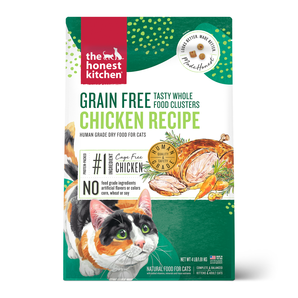 The Honest Kitchen Grain Free Chicken Clusters Cat Food