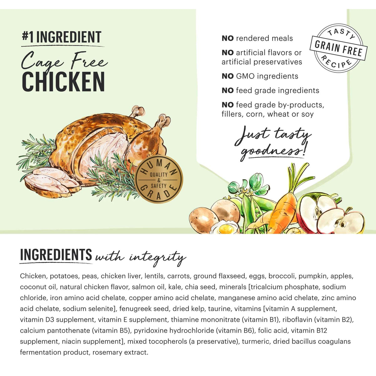 The Honest Kitchen Grain Free Chicken Clusters Dog Food