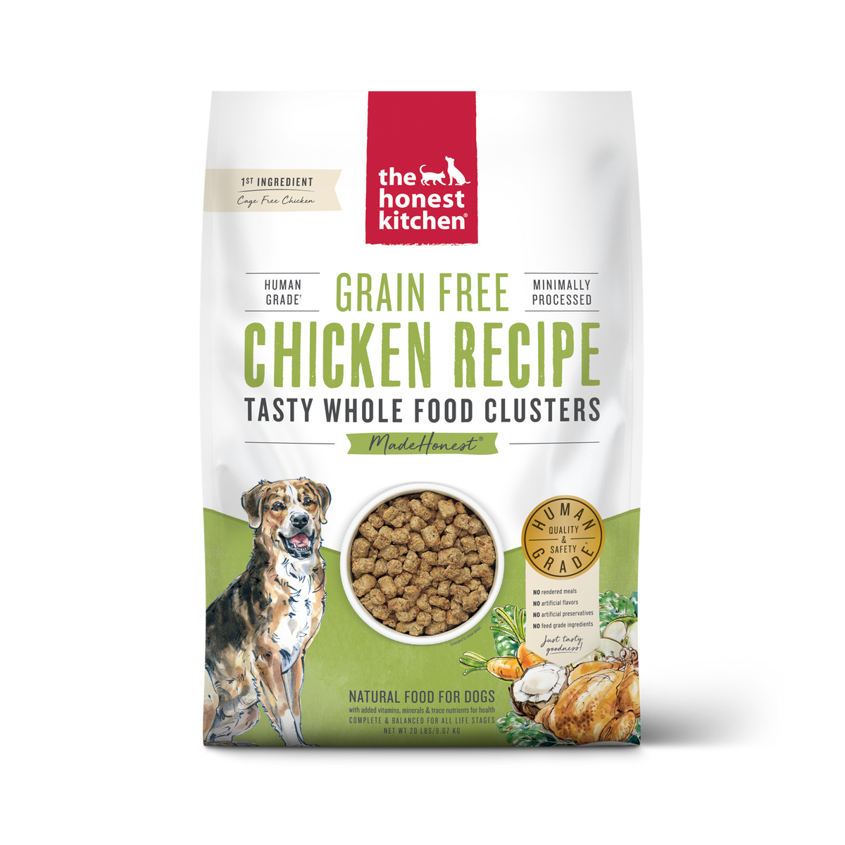 The Honest Kitchen Grain Free Chicken Clusters Dog Food