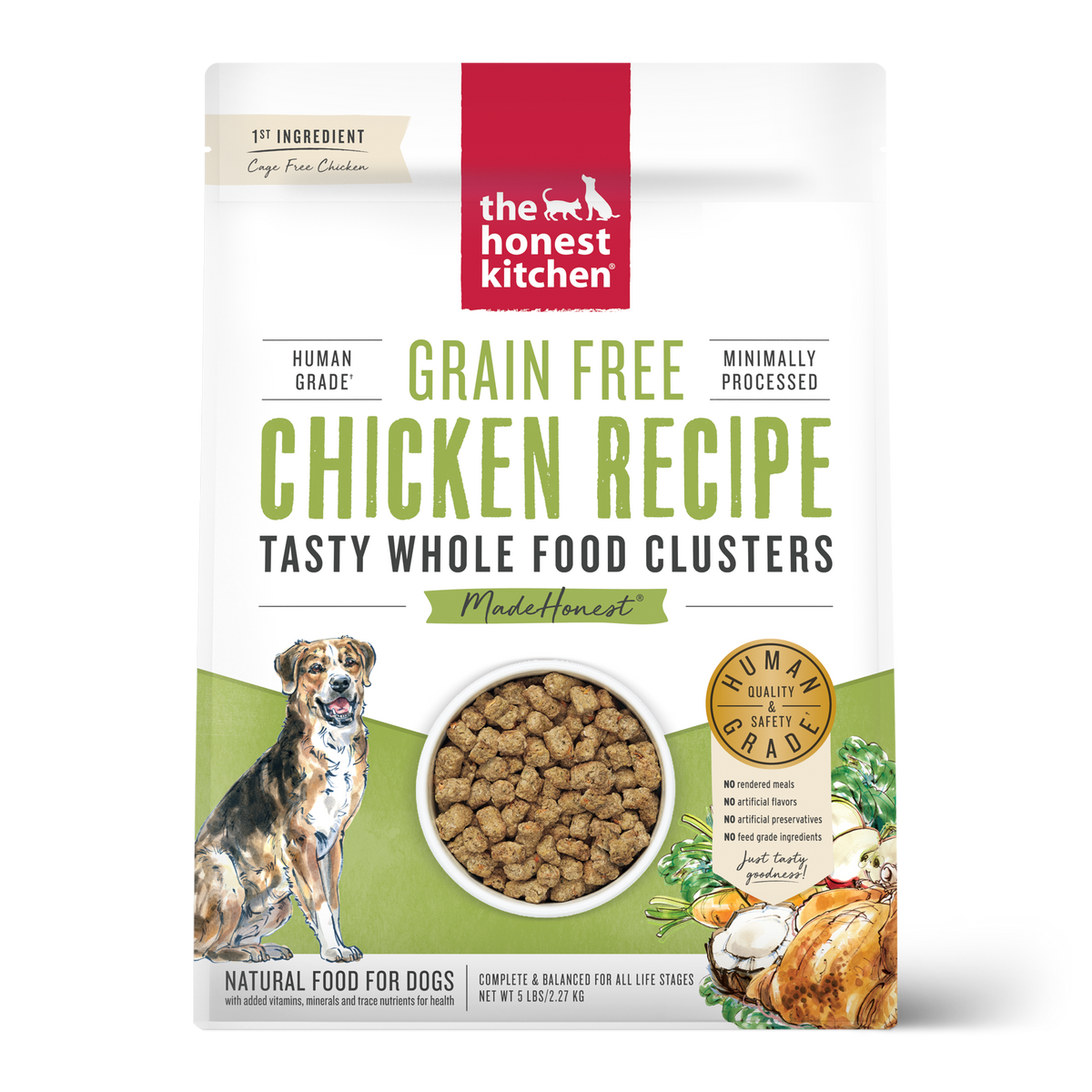 The Honest Kitchen Grain Free Chicken Clusters Dog Food
