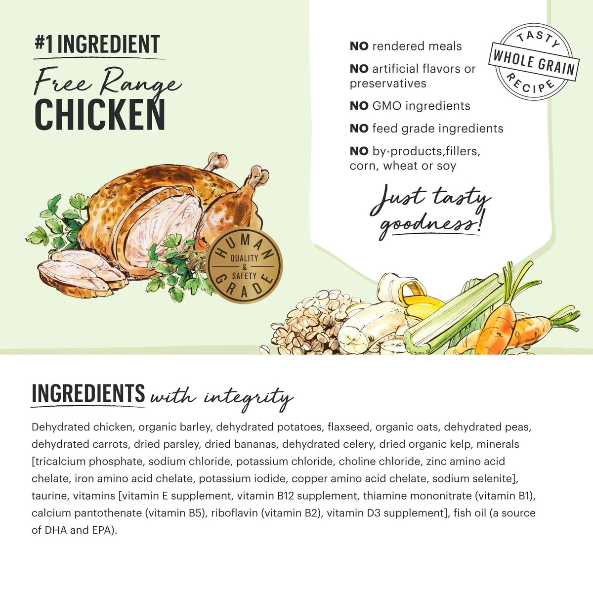 The Honest Kitchen Whole Grain Dehydrated Chicken Dog Food