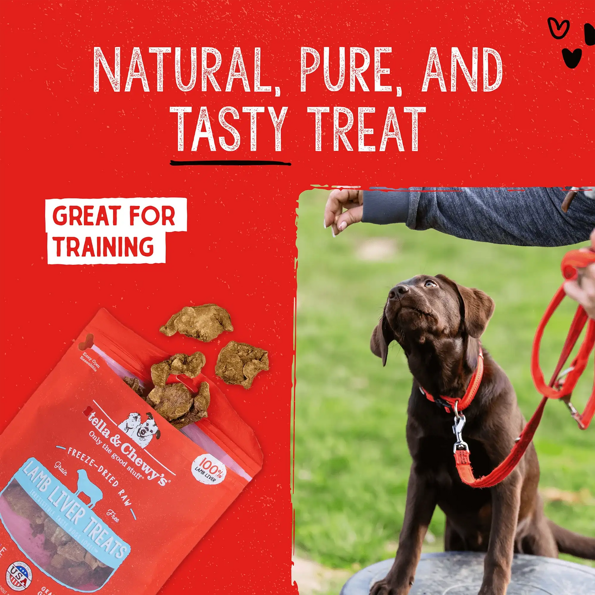 Stella &amp; Chewy&#39;s Freeze-Dried Raw Lamb Liver Dog Treats