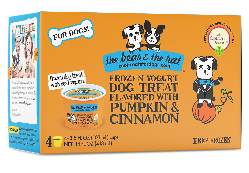 The Bear and The Rat Pumpkin and Cinnamon Yogurt