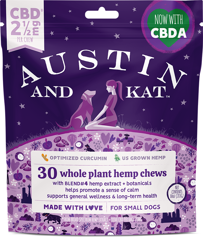 Austin and Kat CBD Premium Chews for Dogs