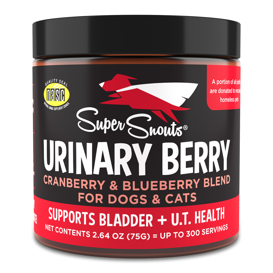 Super Snouts Urinary Berry Supplement for Dogs and Cats