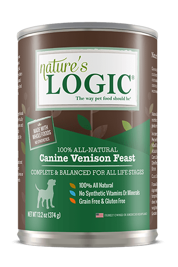 Nature&#39;s Logic Canine Venison Feast Canned Dog Food