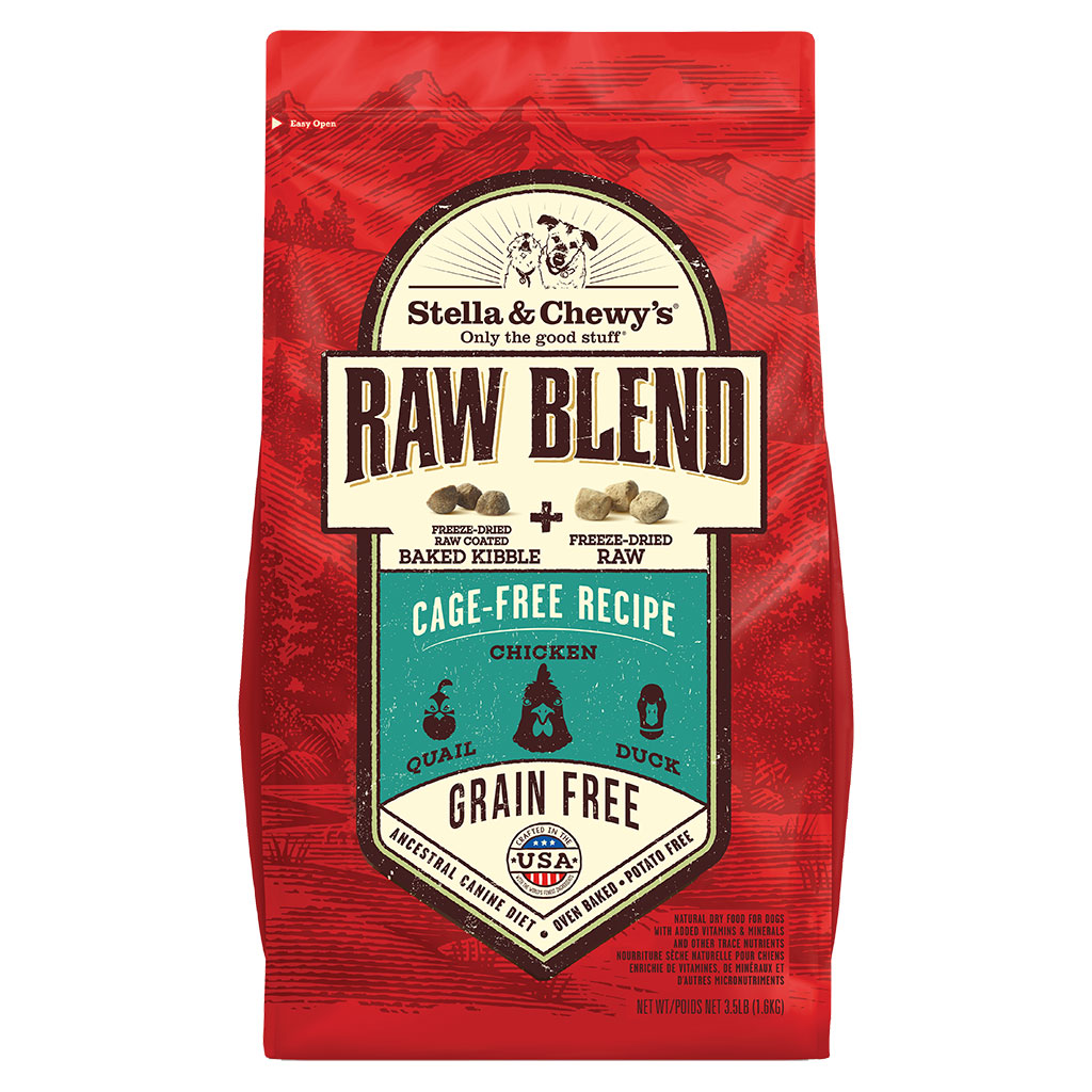 Stella &amp; Chewy&#39;s Raw Blend Grain Free Cage-Free Recipe Dog Food