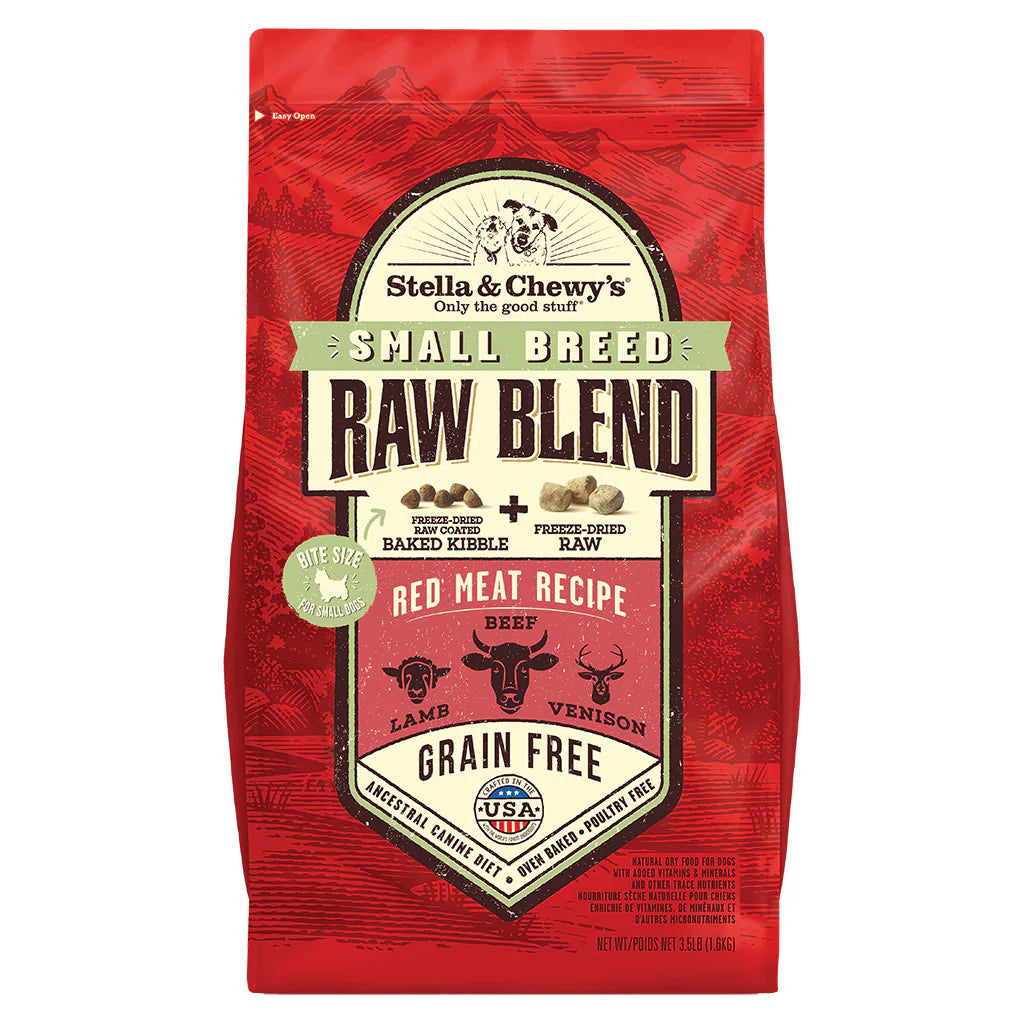 Stella &amp; Chewy&#39;s Kibble Raw Blend Red Meat Small Breed Dog Food