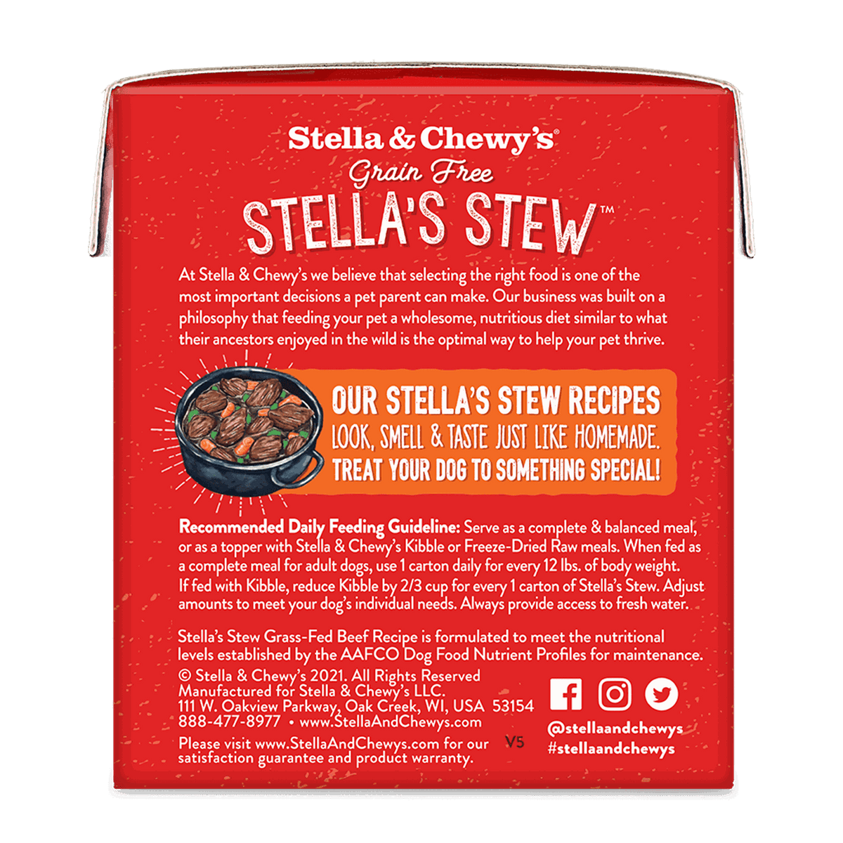 Stella &amp; Chewy&#39;s Stella&#39;s Stew Beef Dog Food
