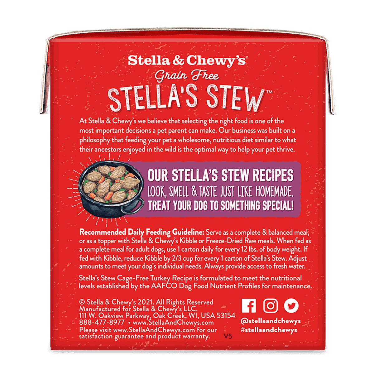 Stella &amp; Chewy&#39;s Stella&#39;s Stew Turkey Dog Food