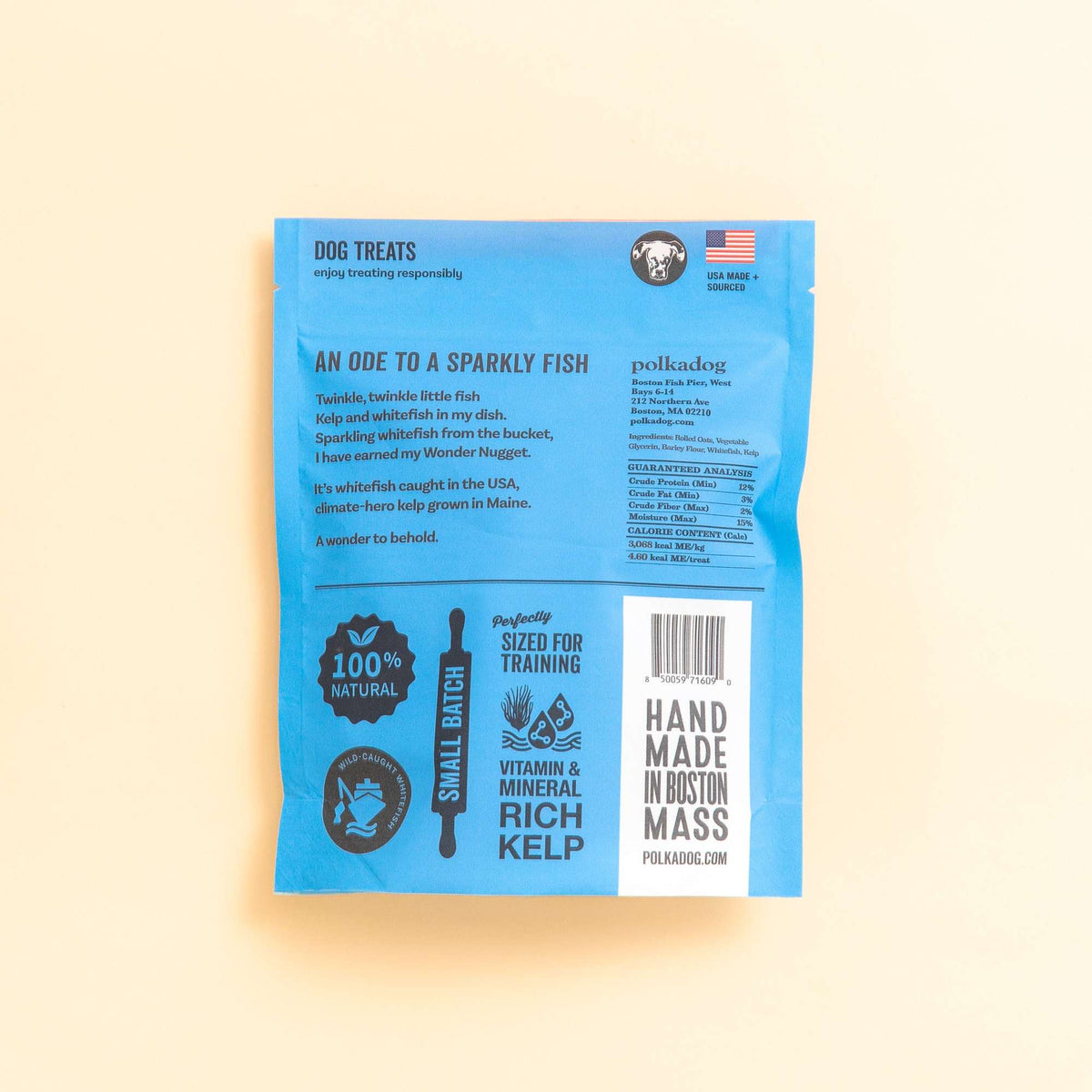 Polkadog Bakery Wonder Nuggets Soft &amp; Chewy Whitefish &amp; Kelp Dog Treats