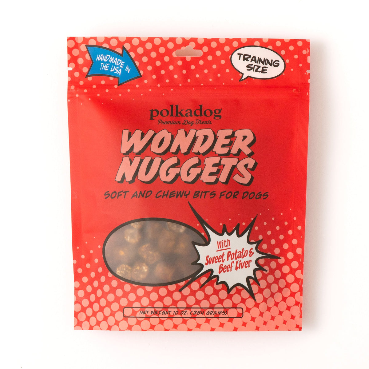 Polkadog Bakery Soft &amp; Chewy Wonder Nuggets Sweet Potato &amp; Beef Dog Treats