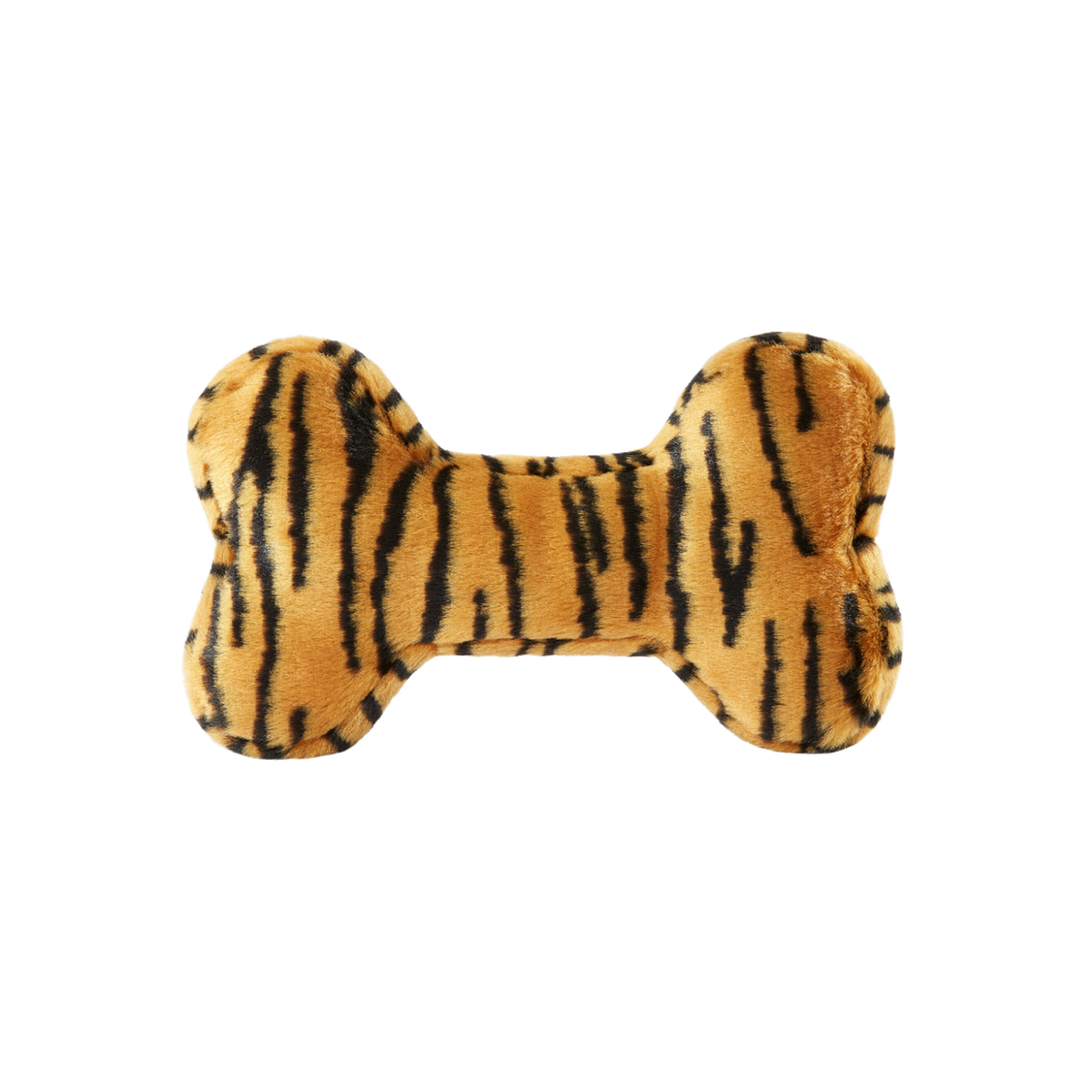 Fluff &amp; Tuff Tiger Bone Dog Toy