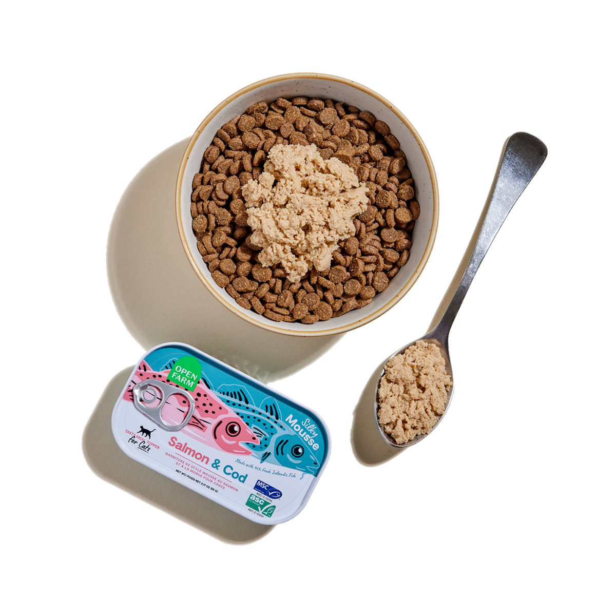 Open Farm Salmon &amp; Cod Meal Topper for Cats