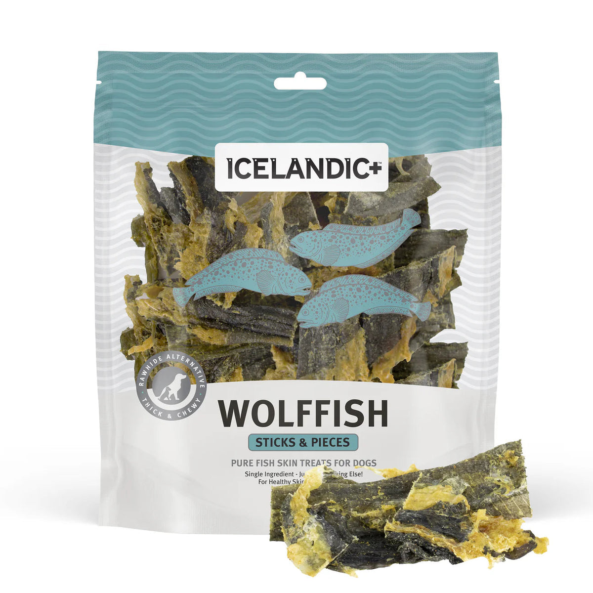 Icelandic+ Spotted Wolffish Sticks Dog Chews