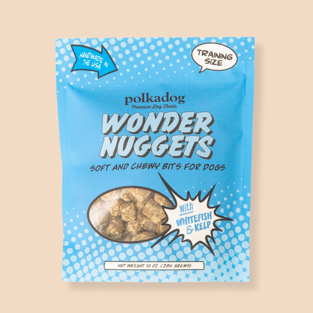 Polkadog Bakery Wonder Nuggets Soft &amp; Chewy Whitefish &amp; Kelp Dog Treats