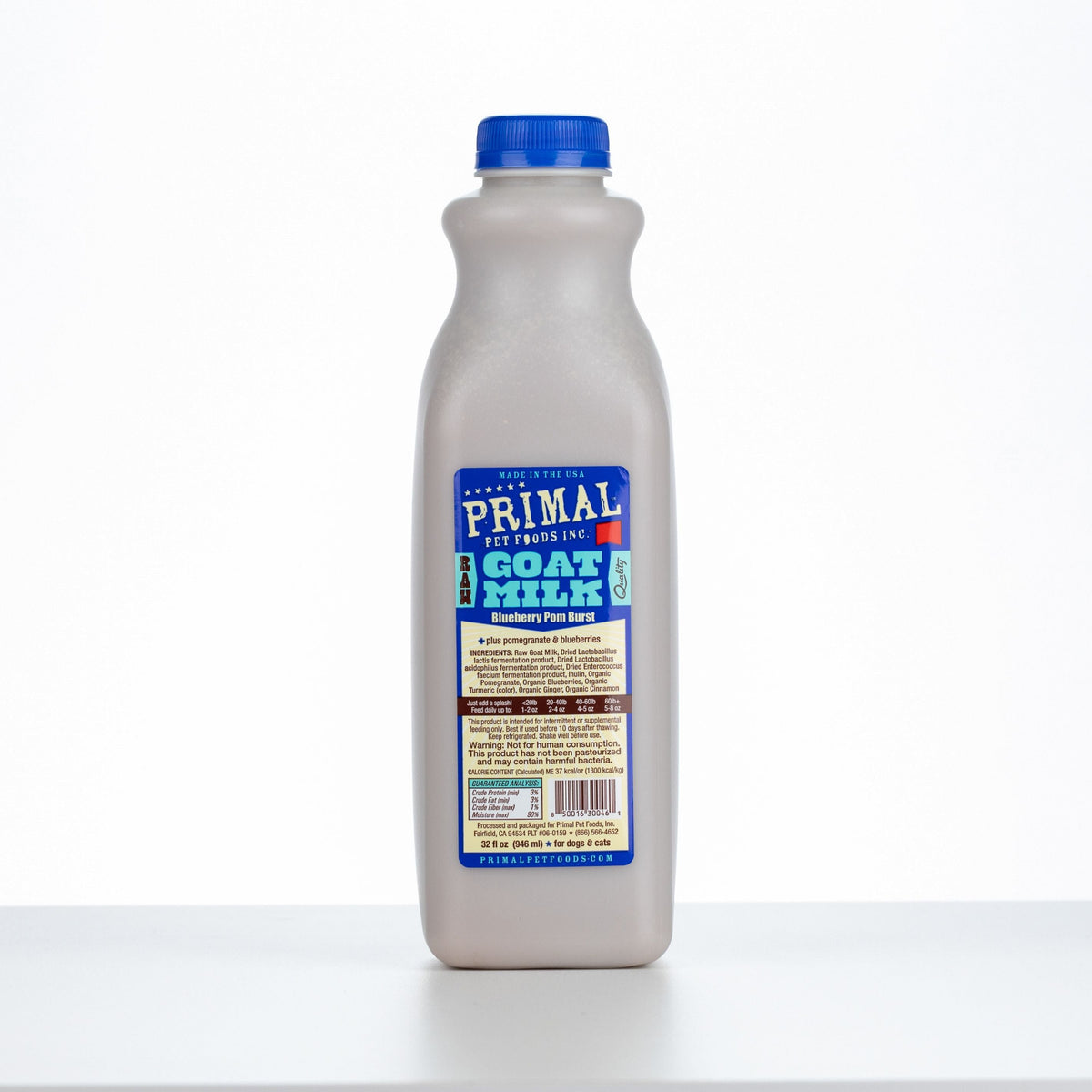 Primal Frozen Goat Milk Blueberry Pom Burst for Dogs &amp; Cats