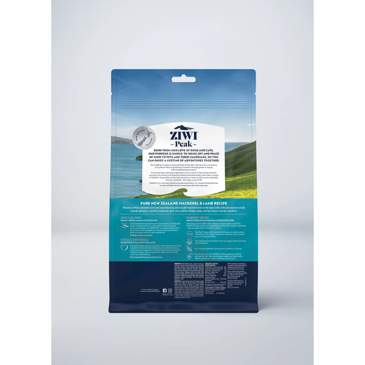 Ziwi Peak Air-Dried Mackerel &amp; Lamb Recipe Cat Food