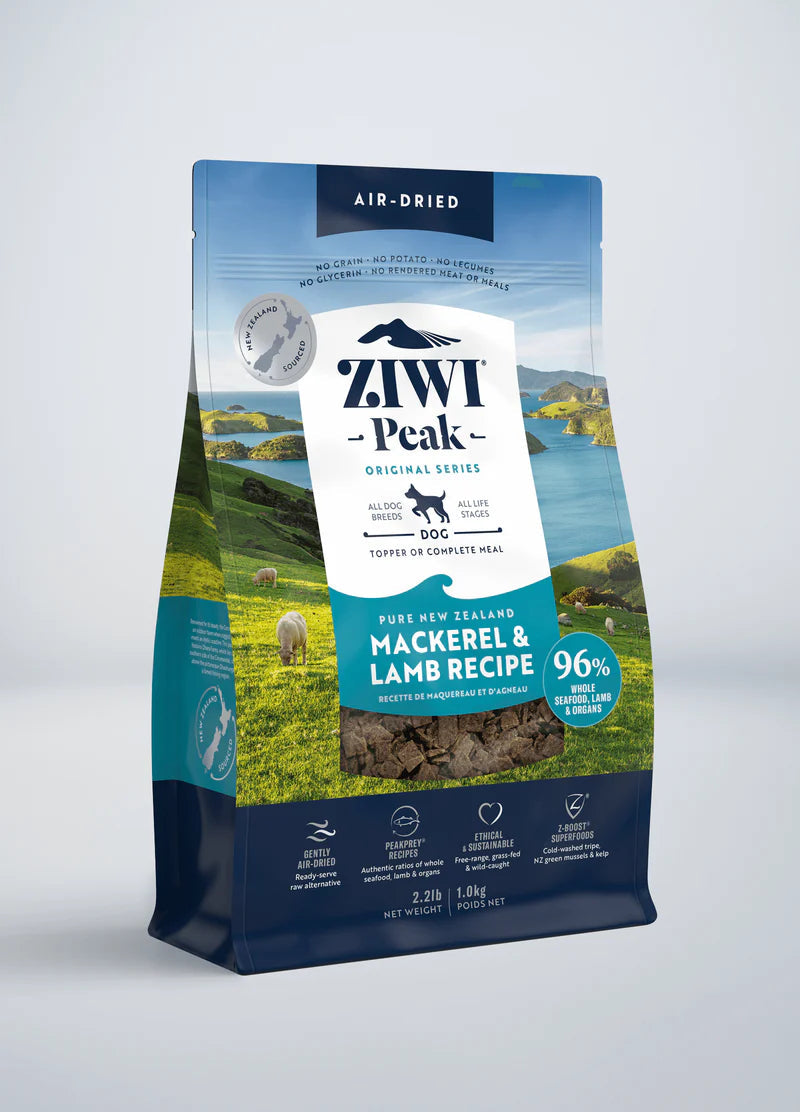 Ziwi Peak Air-Dried Mackerel &amp; Lamb Recipe Dog Food