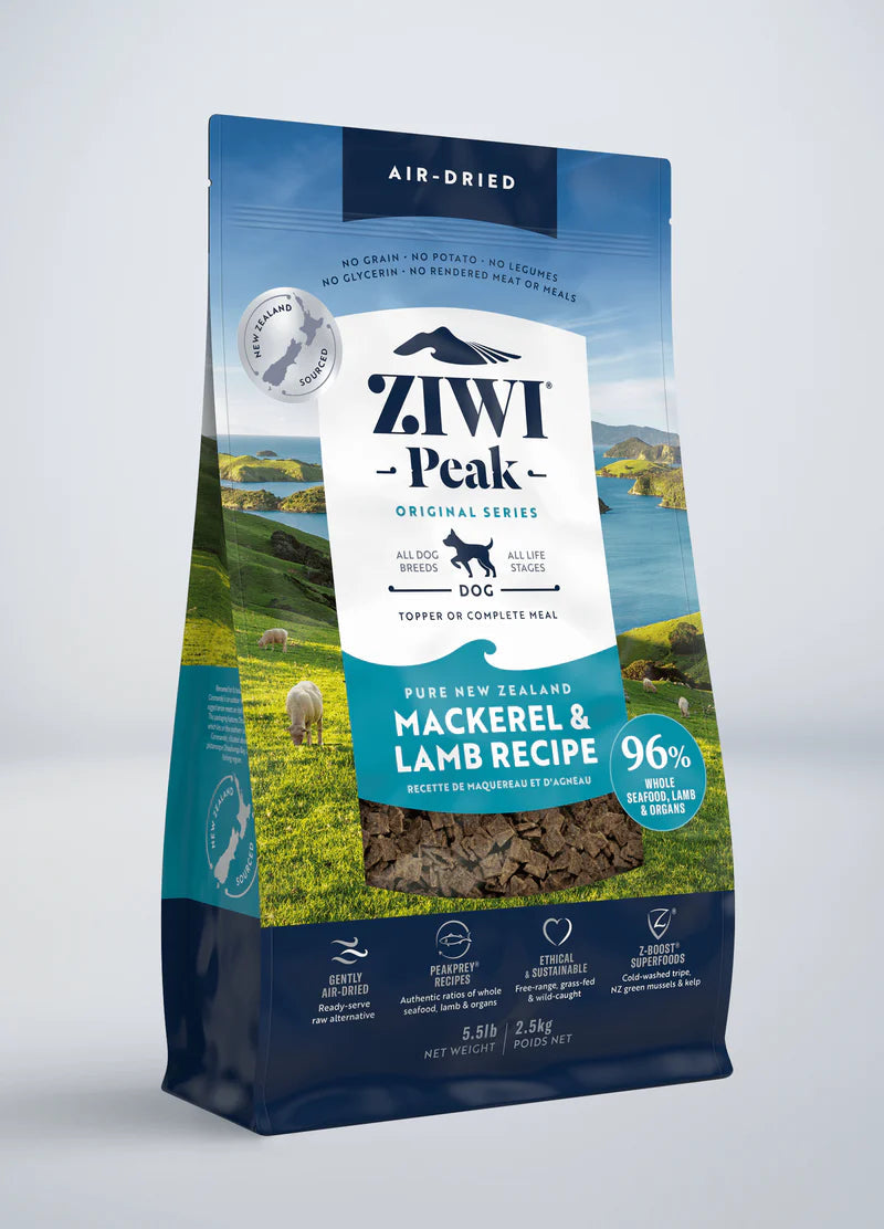Ziwi Peak Air-Dried Mackerel &amp; Lamb Recipe Dog Food