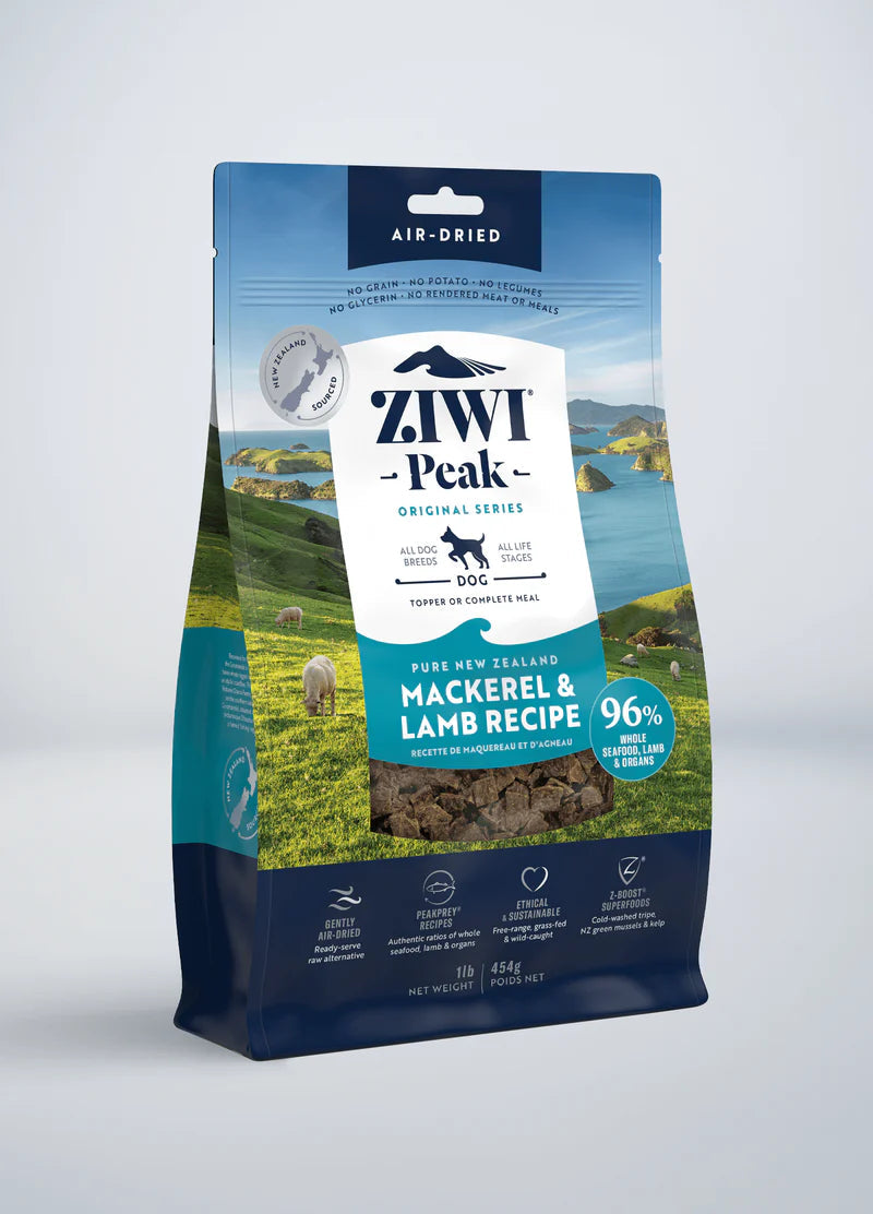 Ziwi Peak Air-Dried Mackerel &amp; Lamb Recipe Dog Food