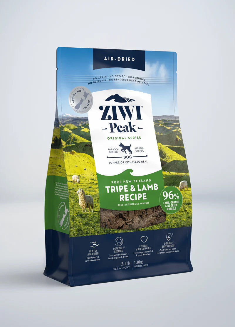 Ziwi Peak Air-Dried Tripe &amp; Lamb Recipe Dog Food