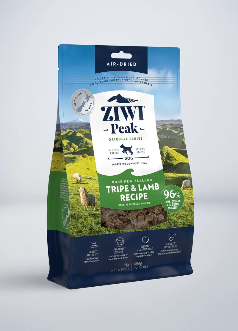Ziwi Peak Air-Dried Tripe &amp; Lamb Recipe Dog Food