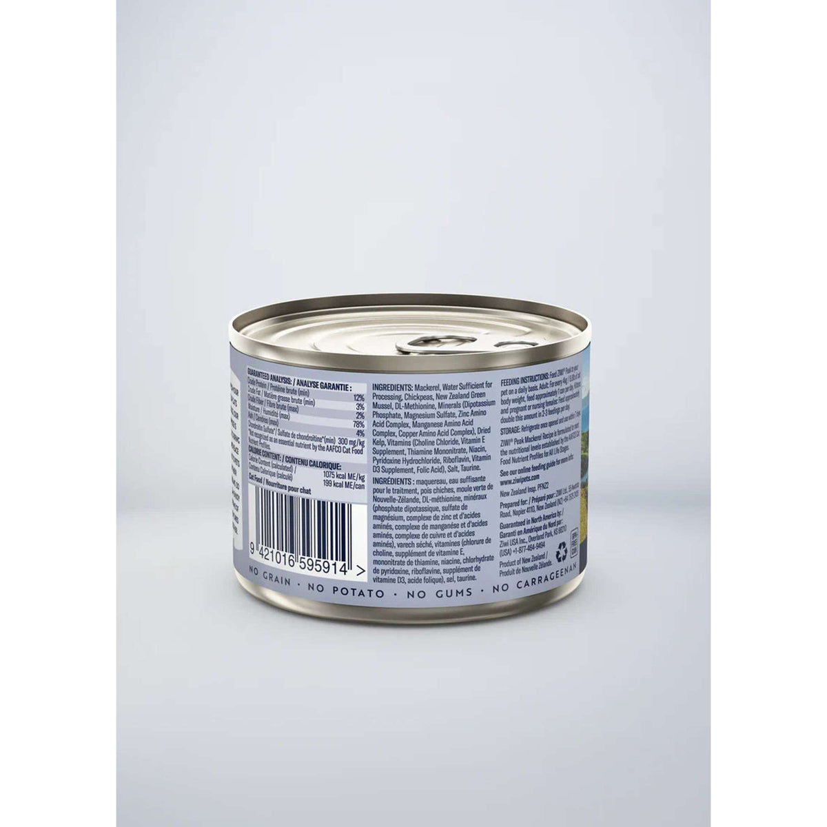 Ziwi Peak Mackerel Recipe Canned Cat Food